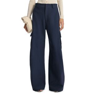 A.L.C. Womens Megan Cargo Pants 0 Navy - NWT $495